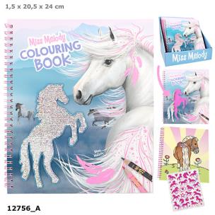 Opakowanie Kolorowanka z cekinowym koniem Miss Melody 12756A