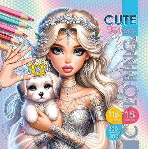 Opakowanie Kolorowanka z naklejkami 200x200 Urocze wróżki