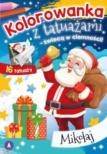 Okładka książki Kolorowanka z tatuażami Mikołaj