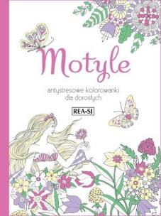 Kolorowanki dla dorosłych. Motyle. Autor:   Praca zbiorowa. Multiszop.pl Okładka książki Kolorowanki dla dorosłych. Motyle