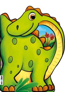 Okładka książki Kolorowanki z naklejkami - Diplodok