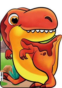 Okładka książki Kolorowanki z naklejkami - Tyranozaur