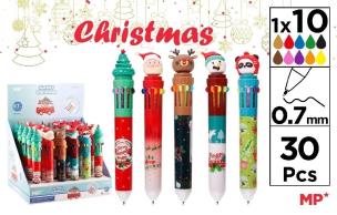Opakowanie Kolorowy długopis 10 kolorów (30szt)