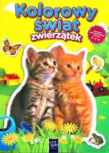 Okładka książki Kolorowy świat zwierzątek. Dwa kotki