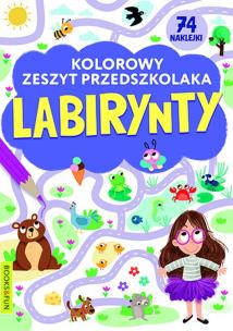 Okładka książki Kolorowy zeszyt przedszkolaka. Labirynty