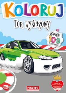 Okładka książki Koloruj - Tor wyścigowy