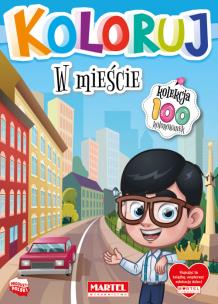 Okładka książki Koloruj - W mieście