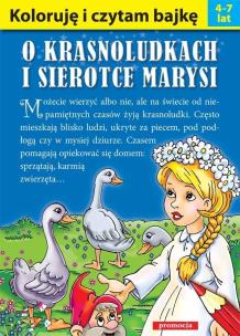 Koloruję i czytam bajkę - O krasnoludkach.... Autor: Lobus Artur. Multiszop.pl Okładka książki Koloruję i czytam bajkę - O krasnoludkach...