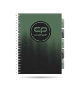 Opakowanie Kołozeszyt A4 100k kratka PP Coolpack gradient grass