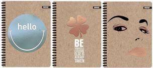 Opakowanie Kołozeszyt A4/80K kratka Kraft Liner Hs (5szt)