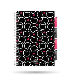 Opakowanie Kołozeszyt A5 100k kratka PP Coolpack bear