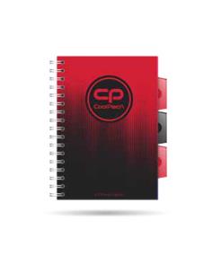 Opakowanie Kołozeszyt A5 100k kratka PP Coolpack gradient cranberry