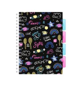 Opakowanie Kołozeszyt A5 100k kratka PP Coolpack tennis star