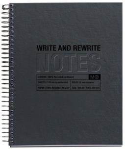 Opakowanie Kołozeszyt A5/120K kratka czarny