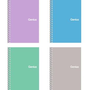 Opakowanie Kołozeszyt A6/80K kratka Genius mini 2 ASTRA