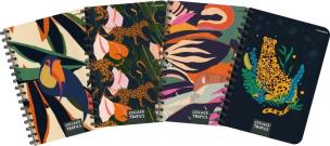 Opakowanie Kołozeszyt B5/100K kratka Collage Tropics (5szt)