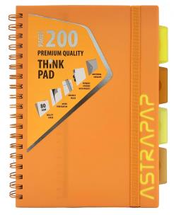 Opakowanie Kołozeszyt B5 PP Neon Line 200k.kratka 1szt.mix