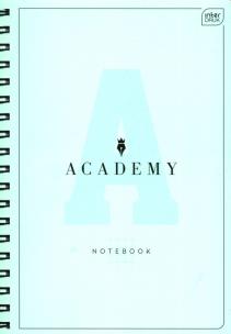 Opakowanie Kołozeszyt B5 w kratkę 100 kartek Academy Pastel