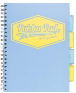 Opakowanie Kołozeszyt Pukka Pad B5 Project Book Pastel niebieski
