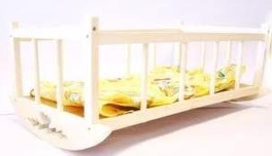 Opakowanie Kołysanka drewniana z pościelą