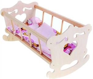 Opakowanie Kołyska drewniana z motywem serca