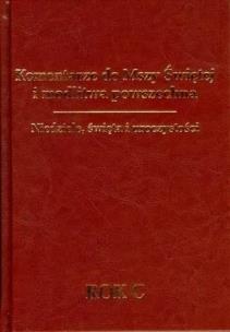 Okładka książki Komentarze do mszy św Rok C