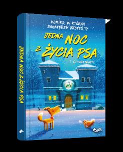 Komiks paragrafowy. Jedna noc z życia psa. Autor: Giove Christian, Tartarotti Stefano. Multiszop.pl Okładka książki Komiks paragrafowy. Jedna noc z życia psa