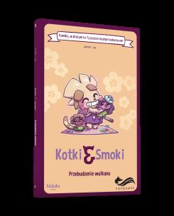 Okładka książki Komiks paragrafowy. Kotki i smoki