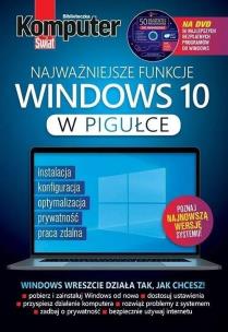 Okładka książki Komputer Świat Najważniejsze funkcje Windows 10