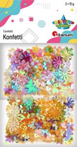 Opakowanie Konfetti Craft-Fun zestaw pastel mix 2x15g