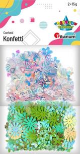 Opakowanie Konfetti Craft-Fun zestaw wzorów mix 2x15g