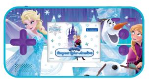Konsola podręczna Compact Cyber Arcade®  Frozen - ekran 2,5'' 150 gier w tym 10 z Frozen JL2367FZ. Wydawca: Lexibook. Multiszop.pl Opakowanie Konsola podręczna Compact Cyber Arcade®  Frozen - ekran 2,5'' 150 gier w tym 10 z Frozen JL2367FZ
