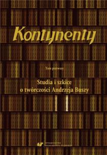 Okładka książki Kontynenty T.1