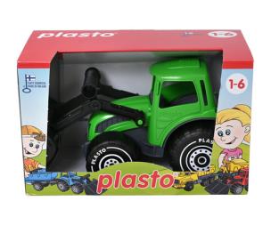 Okładka książki Koparka 32 cm zielona. Wysoka jakość.