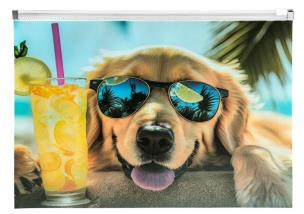 Opakowanie Koperta A4 PP z nadrukiem zip Chillout Dog