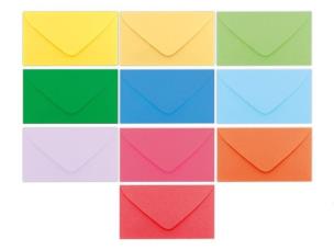 Opakowanie Koperta kolorowa mini (100szt)