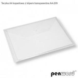 Opakowanie Koperta na dokumenty A4 z klipem biała