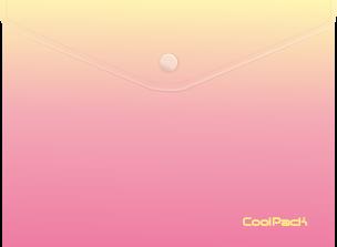Opakowanie Koperta na dokumenty na zatrzask A4 Coolpack Gradient PEACH