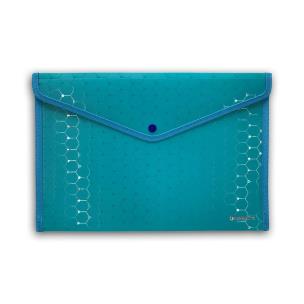 Opakowanie Koperta na zatrzask A4 LUX niebieska
