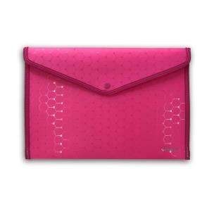 Opakowanie Koperta na zatrzask A4 LUX różowa