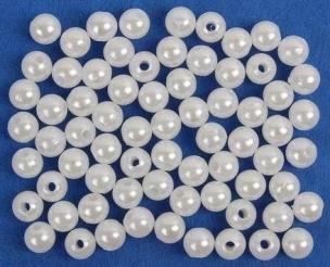 Opakowanie Koraliki 5 mm białe