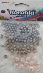 Opakowanie Koraliki do nawlekania 3 kolory 12g