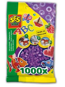 Koraliki do prasowanek fioletowe 1000 szt.. Wydawca: SES Creative. Multiszop.pl Opakowanie Koraliki do prasowanek fioletowe 1000 szt.