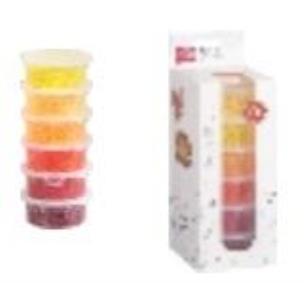 Opakowanie Koraliki do zaprasowywania żółto-czerw. 6 kolorów