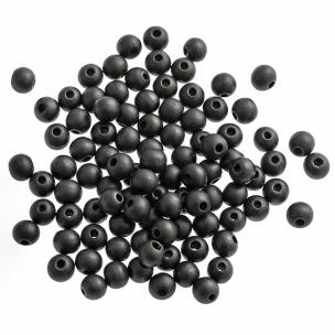 Koraliki drewniane 10mm 100szt matowa czerń. Wydawca: Dalprint. Multiszop.pl Opakowanie Koraliki drewniane 10mm 100szt matowa czerń