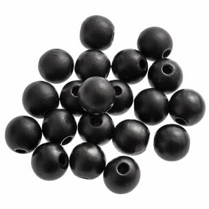 Koraliki drewniane 16mm 20szt matowa czerń. Wydawca: Dalprint. Multiszop.pl Opakowanie Koraliki drewniane 16mm 20szt matowa czerń