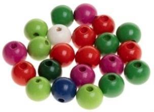 Opakowanie Koraliki drewniane do nawlekania 16mm 22szt