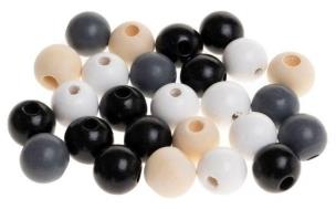 Opakowanie Koraliki drewniane do nawlekania 16mm 25szt