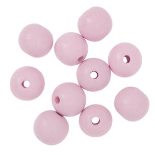 Koraliki drewniane kulki 2,5cm liliowe 10szt. Wydawca: Dalprint. Multiszop.pl Opakowanie Koraliki drewniane kulki 2,5cm liliowe 10szt