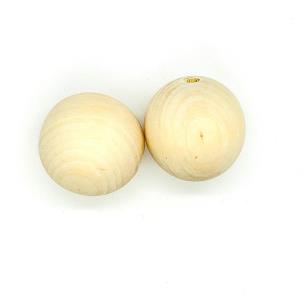 Opakowanie Koraliki drewniane kulki 50mm 2szt